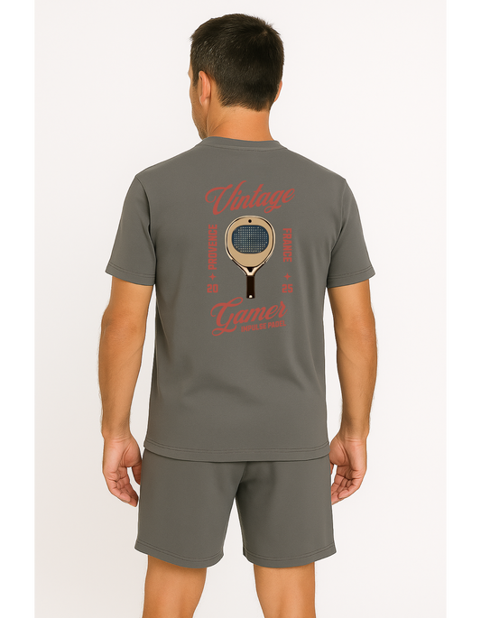 T-shirt Padel IMPULSE Vintage Gamer